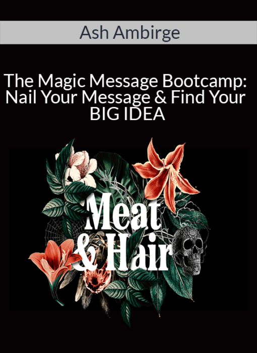 Ash Ambirge - The Magic Message Bootcamp: Nail Your Message & Find Your BIG IDEA