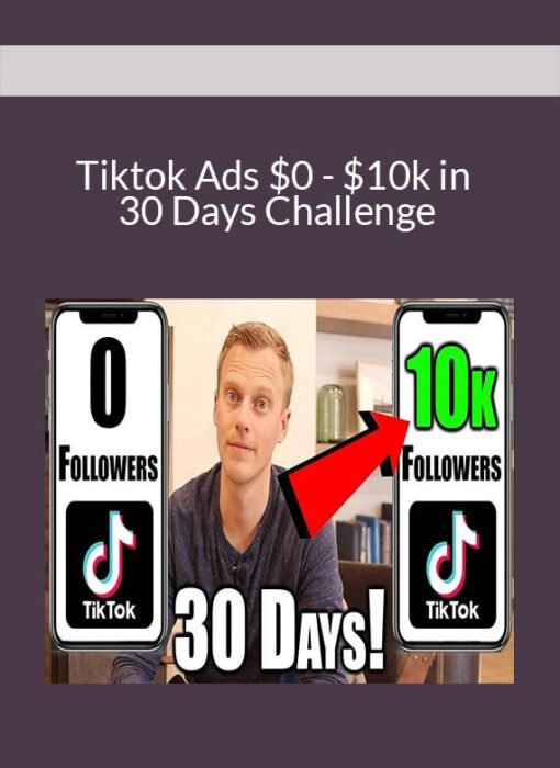 Tiktok Ads $0 - $10k in 30 Days Challenge